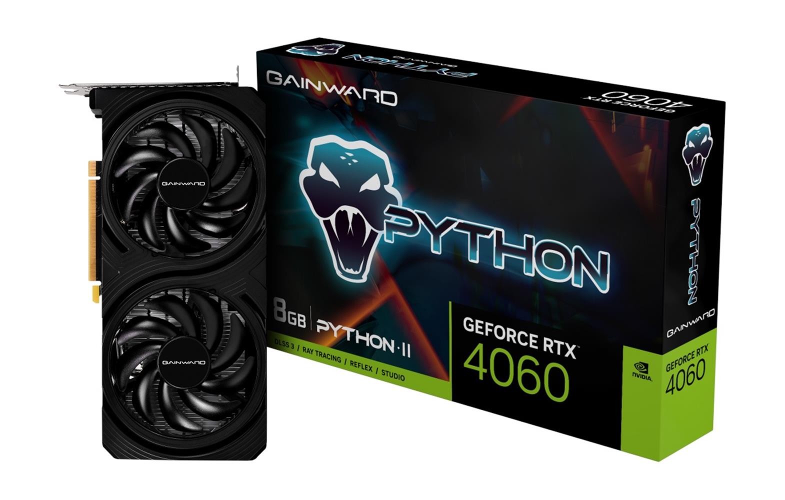 Gainward%20GeForce%20RTX4060%20Python%20II%208GB%20GDDR6%20128%20Bit%20DLSS%203%20Ekran%20Kartı