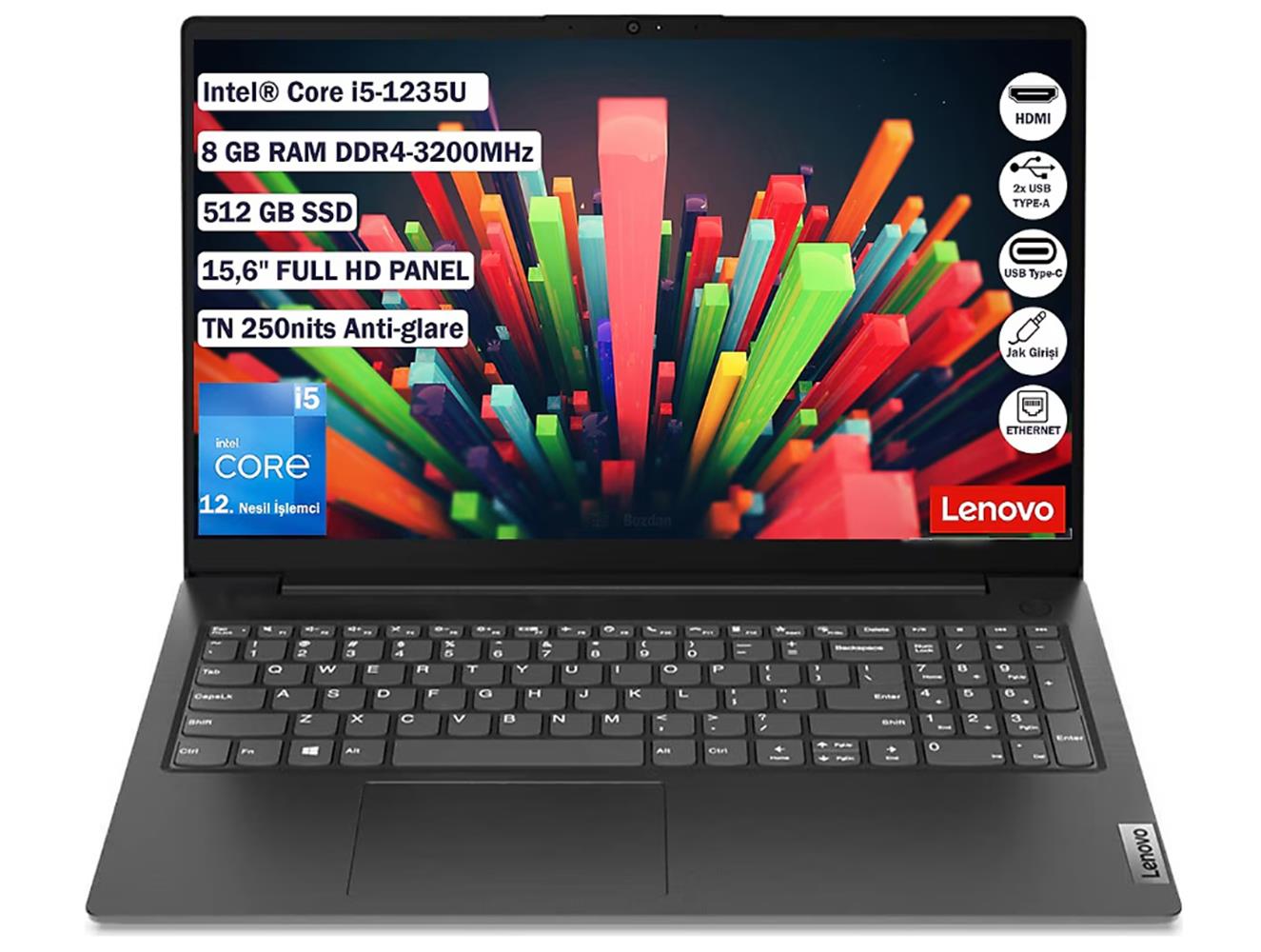 Lenovo%20V15%20G3%20IAP%2082TT00A5TX%20i5-1235U%208%20GB%20512%20GB%20SSD%2015.6’’%20Full%20HD%20FreeDos%20Notebook