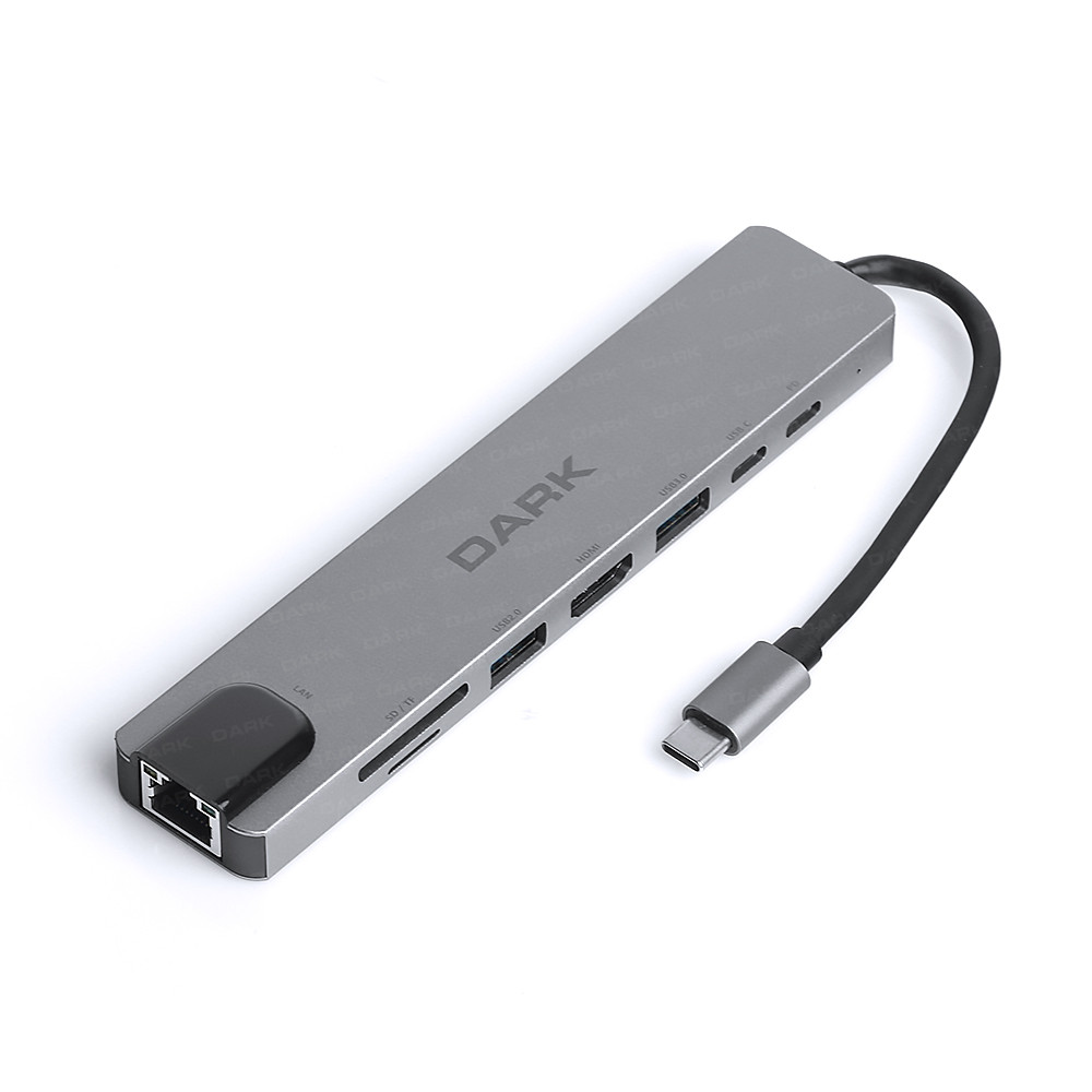 Dark%20DK-AC-U31X40%20USB%203.1%20Type-C%208%20in1%20Ether-HDMI-TF%20SD%20Kart%20Okuyucu-%20USB%203.0-USB-C&USB-C%20PD%20Hub