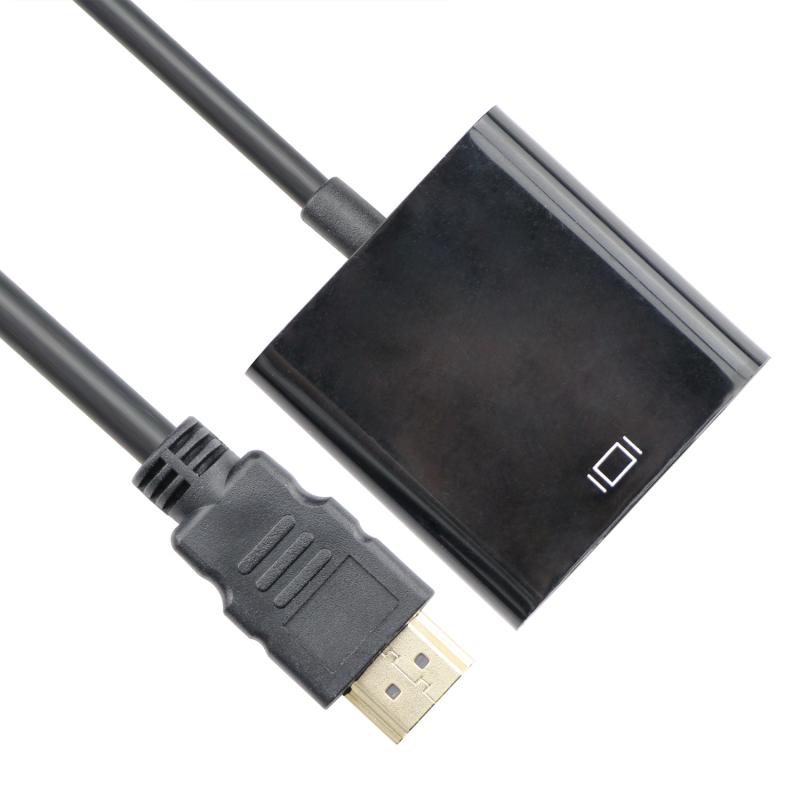 Vcom%20CG591-B-0.15%20Siyah%20Hdmi%20Erkek%20To%20Vga%20Dişi%20Dönüştürücü