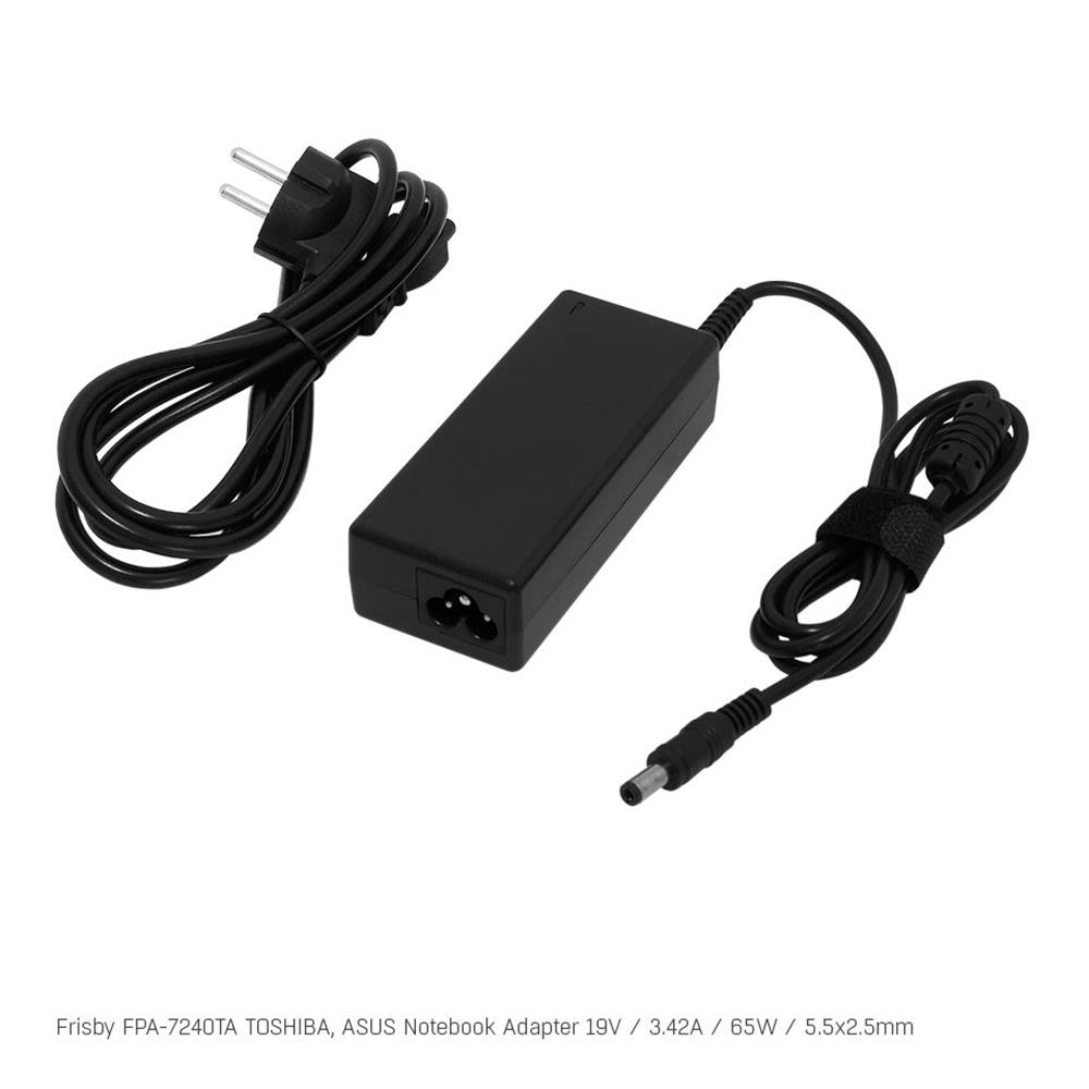 Frisby%20FPA-7240TA%20Notebook%20Adaptör%20(Toshiba,%20Asus)%2019V%203.42A%20(Uç%20Boyutu%20:%205.5%20x%202.5mm)