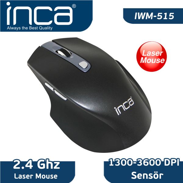 Inca%20IWM-515%201300-3600%20High%20Dpi%20Low%20Power%20Laser%20Wireless%20Mouse