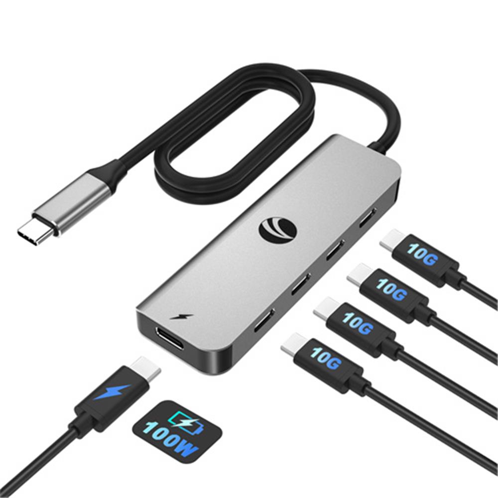 Vcom%20CUE11s%20Type-C%20To%204-Usb-C%20(10GBps)+Pd%203.0%20100W%20Çoklayıcı