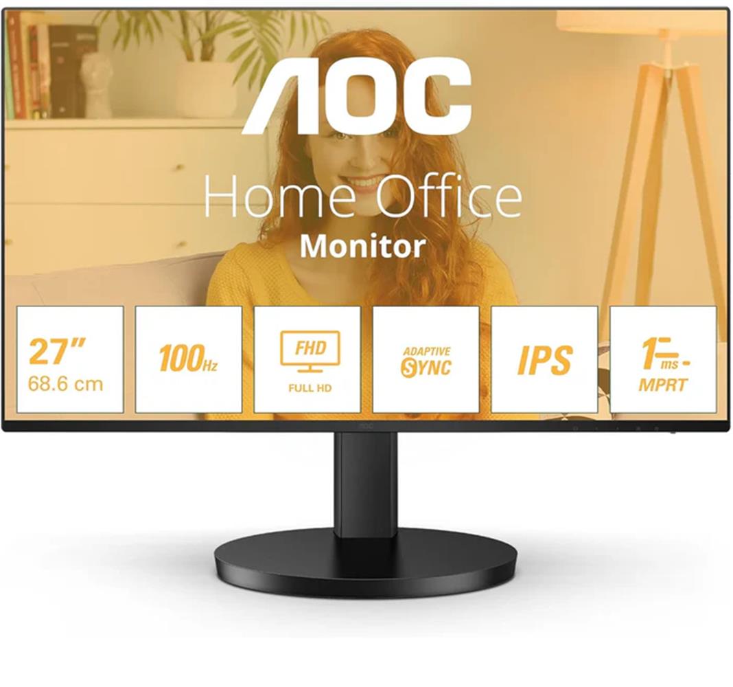 Aoc%2027’’%2027B3HA2%20Fhd%20IPS%201ms%20100HZ%20HDMI%20Dp%20LED%20Monitör