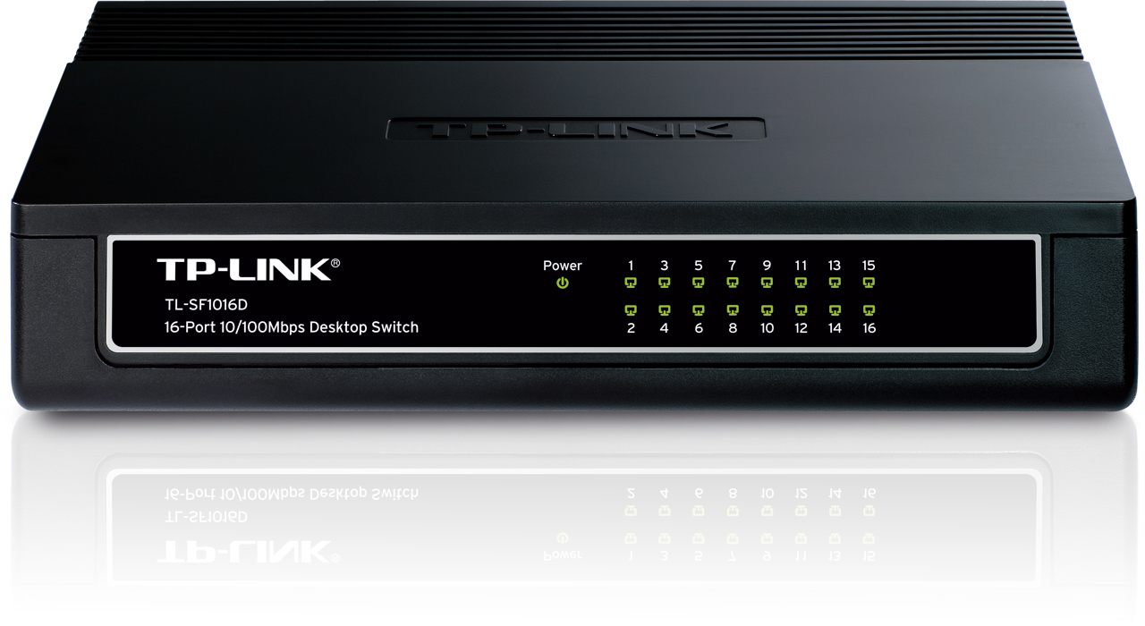 Tp-Link%20TL-SF1016D%2016%20Port%2010-100%20Mbps%20Switch%20Plastik%20Kasa