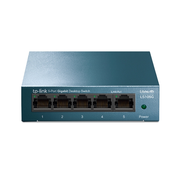 Tp-Link%20LS105G%205%20Port%2010-100-1000%20Mbps%20Switch%20Metal%20Kasa