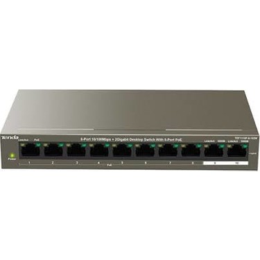 Tenda%20TEF1110P-8-63W%2010%20Port%208%20Port%20Poe+%2010-100%20+%202%20Port%2010-100%20Switch