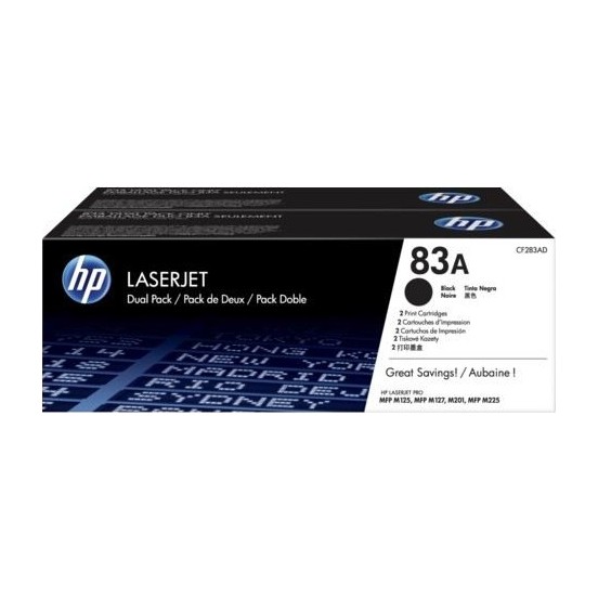 HP%2083AF%20Black%20Siyah%20Çiftli%201.500%20Sayfa%20Toner%20CF283AF