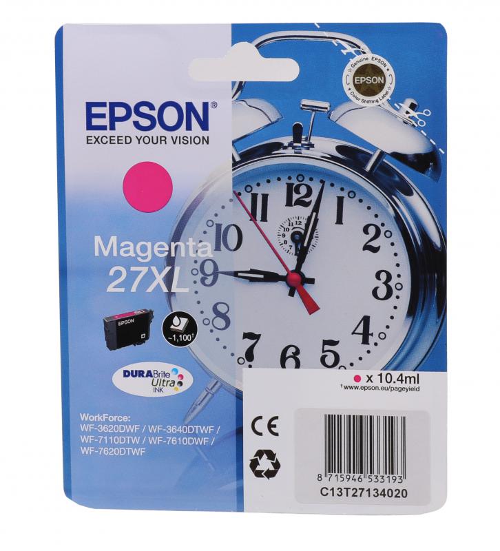 Epson%2027XL%20Magenta%20Kırmızı%20Mürekkep%20Kartuş%20T27134012