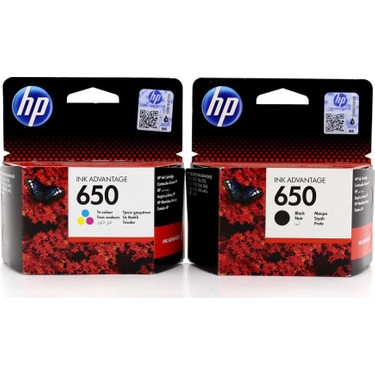 HP%20CZ101AE%20+%20CZ102AE%20650%20Siyah%20+%20Renkli%20Kartuş%20Seti