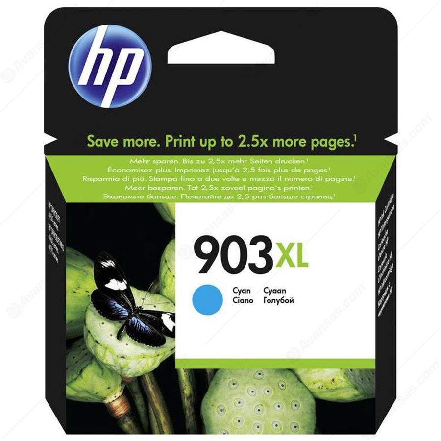 HP%20903XL%20Cyan%20Mavi%20Yüksek%20Kapasite%20Kartuş%20T6M03AE