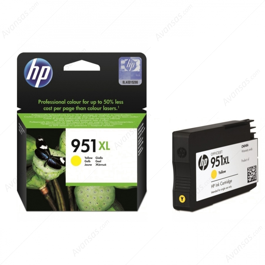 HP%20951XL%20Yellow%20Sarı%20Yüksek%20Kapasite%20Kartuş%20CN048AE