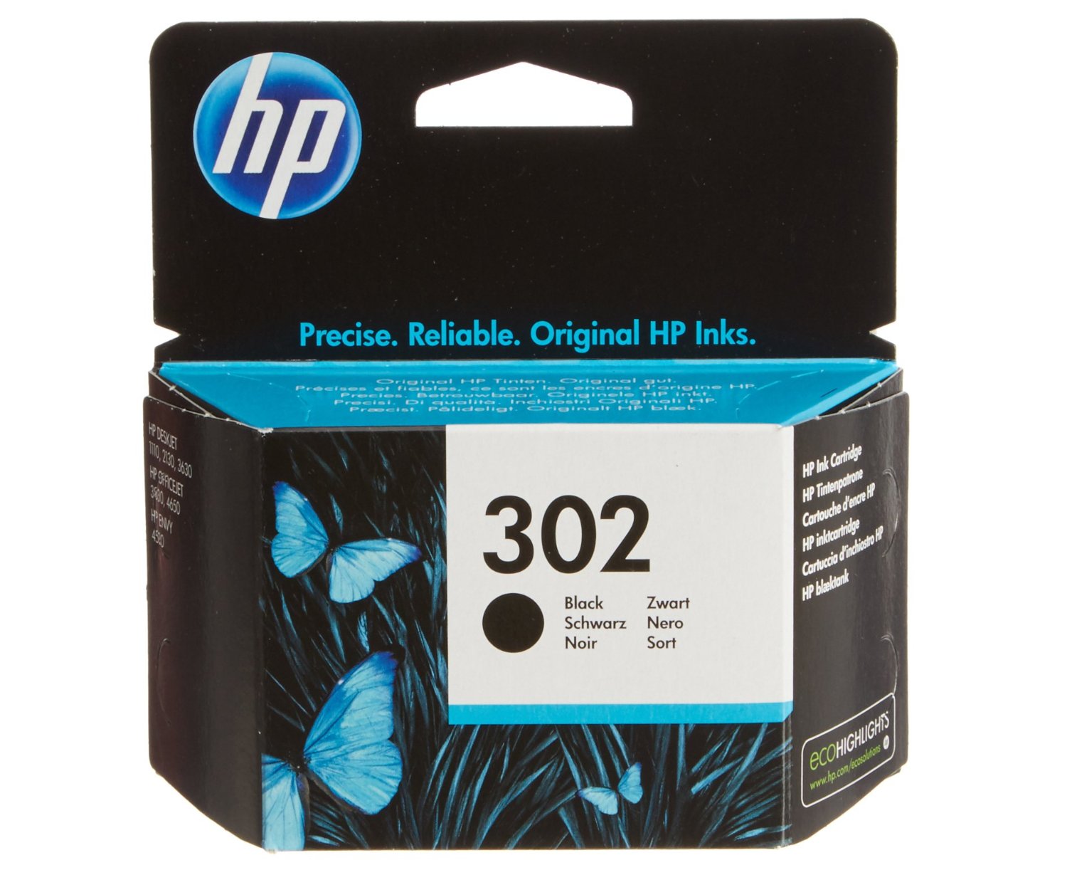 HP%20302%20Black%20Siyah%20Kartuş%20F6U66AE