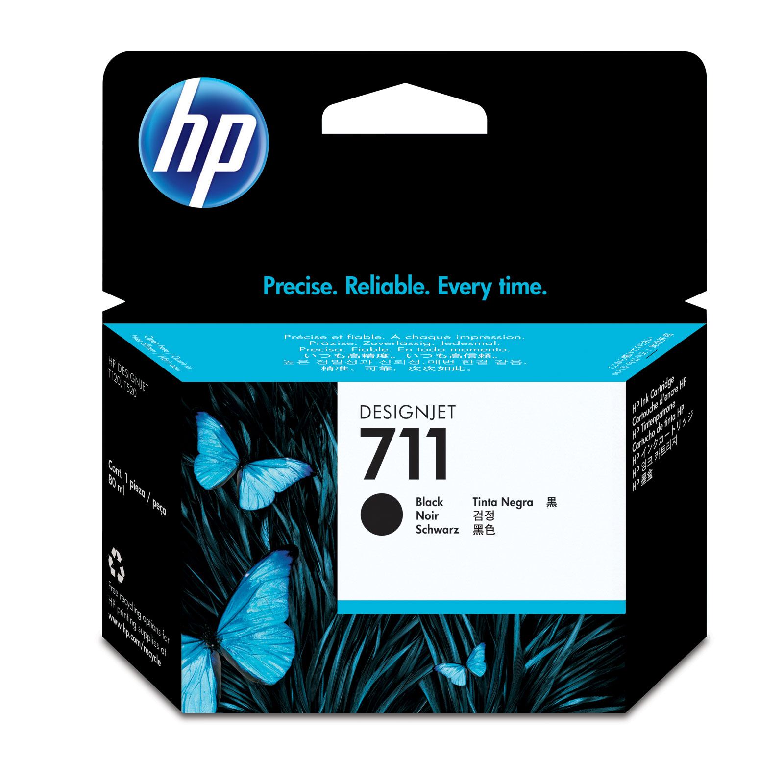 HP%20CZ133A%20%20711%20Black%20Siyah%2080ML%20Plotter%20Kartuşu