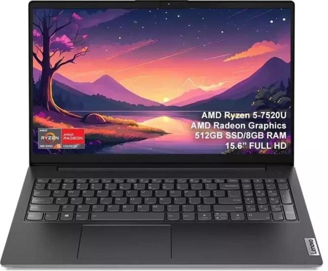 Lenovo V15 G4E1 82YU0124TX Ryzen 5 7520U 8GB 512GB SSD 15.6’’ FHD FreeDOS Notebook