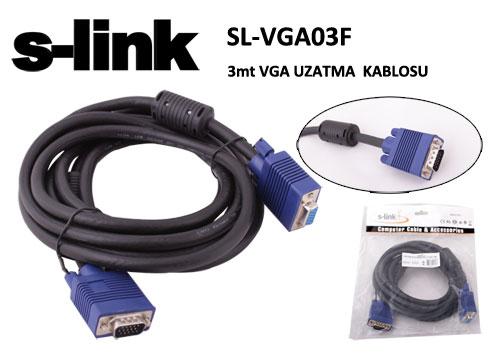 S-link SL-VGA03F 3mt e-d Ekran Kartı Vga Uzatma