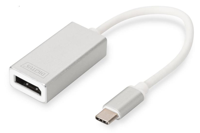 Digitus DA-70844 USB 3.0 (USB Tip C)  -  DisplayPort (DP) Grafik Adaptörü