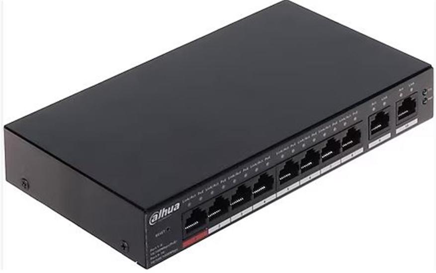 Dahua CS4010-8ET-110 8FE PoE Port (110W) 2GE Uplink Cloud Managed Desktop Switch