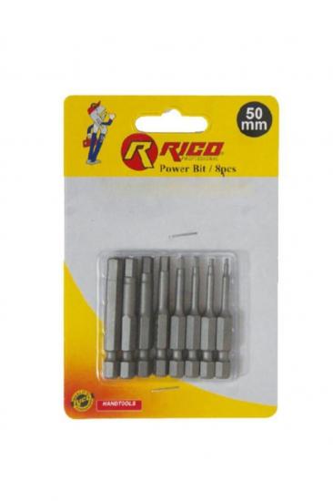 Rıco 005-KK1132  50MM 8 Parça Allen Bits Uç Seti